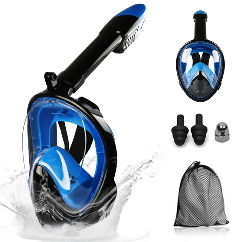 Anti-Fog Snorkelmasker met Gopro houder