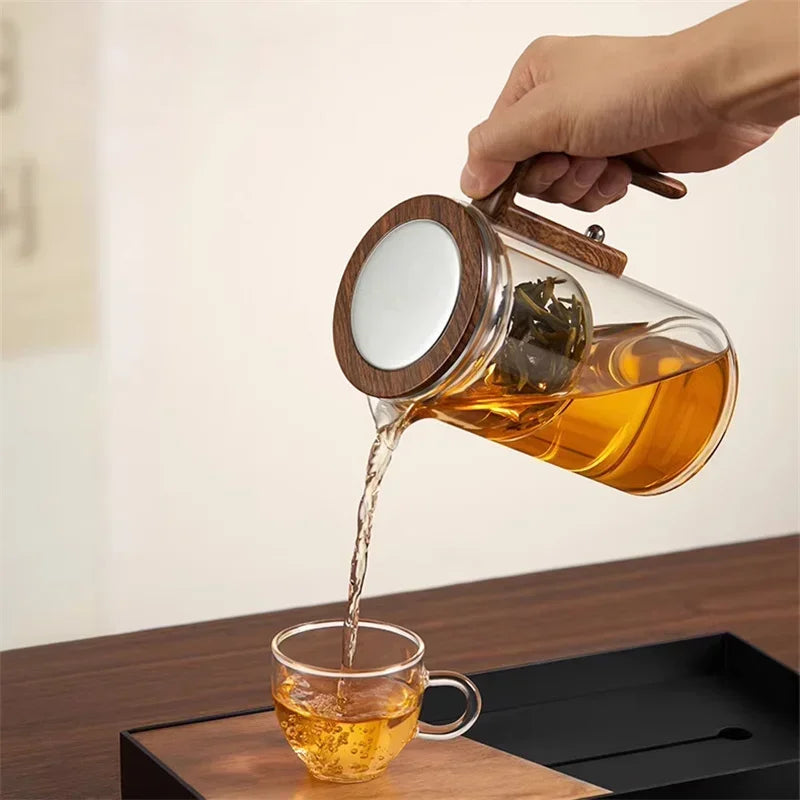 Enchanti™ Glazen Theepot | Perfecte Bereiding voor Losse Thee